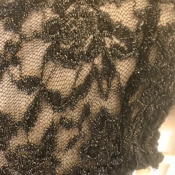 Black Sparkle Lace LBD - Picture 3 of 4